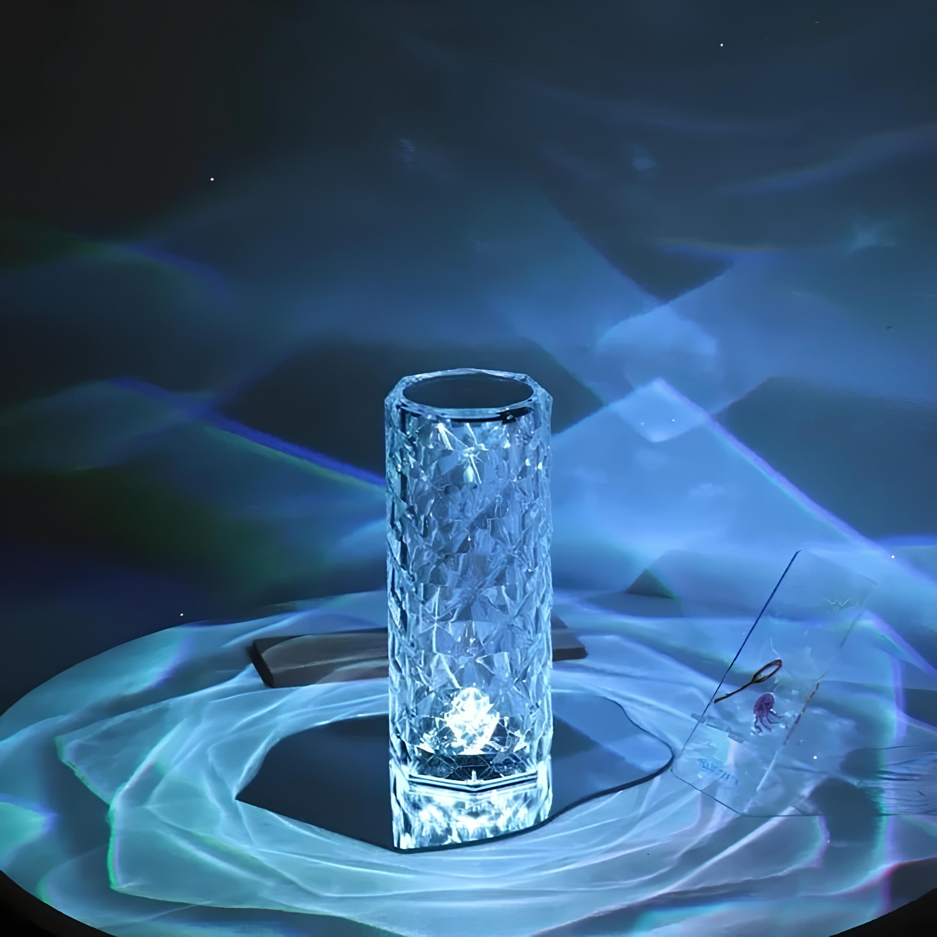 Bordlampe akryl touch-kontrol lys