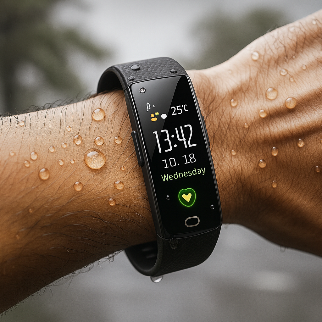 Smart Watch Silicone Fitness Tracker Band