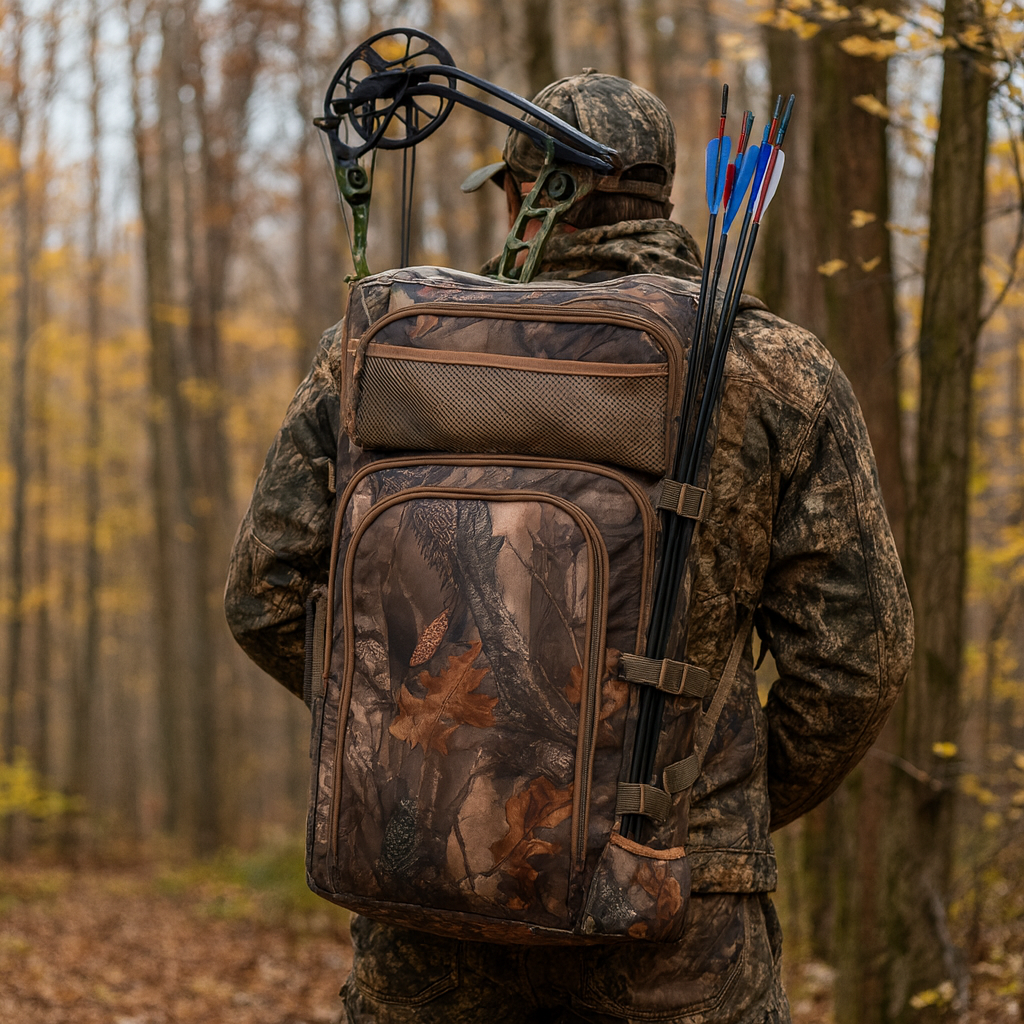 Men’s Tactical Waterproof Hunting Gear Backpack | Bow Holder, Quiver