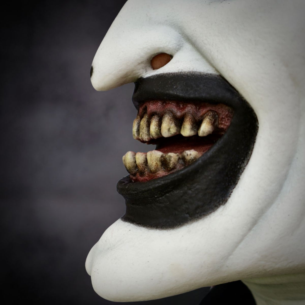 Máscara de payaso de Halloween Arte realista Diseño de cabeza completa de payaso