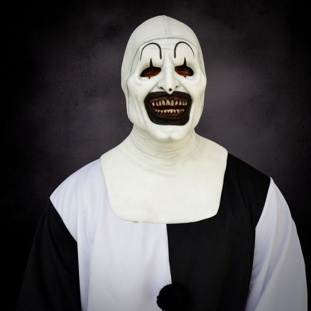 Máscara de payaso de Halloween Arte realista Diseño de cabeza completa de payaso