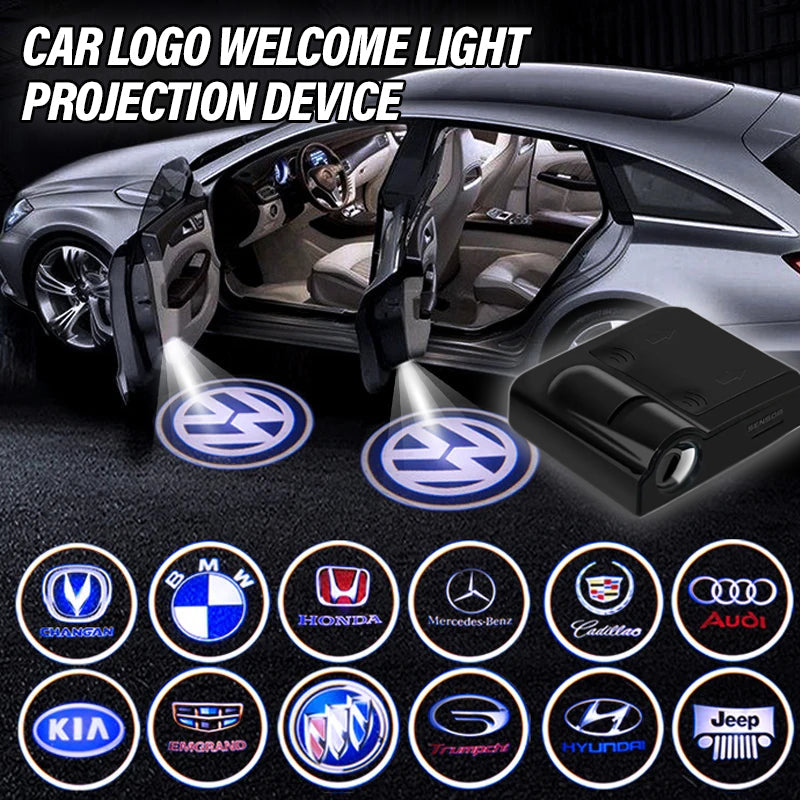 Auto doplňky LED projektor světla dveří