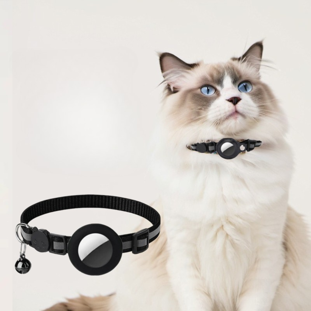 Kattehalsbånd Nylon Reflekterende GPS Tracker Rem