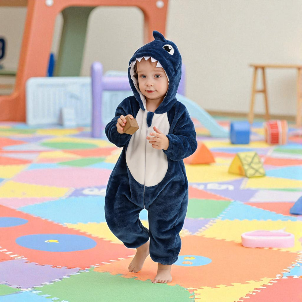 ベビーシャーク ジャンプスーツ ハロウィン 赤ちゃん用サメの衣装