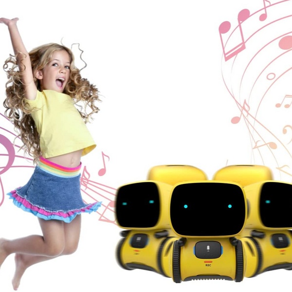 Robot legetøj med stemmestyring og musik