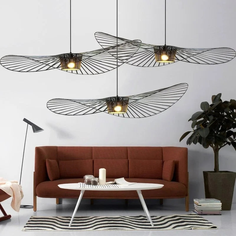 Luminous Aura | Contemporary Pendant Light for Chic Dining Room & Elegant Living Room Spaces