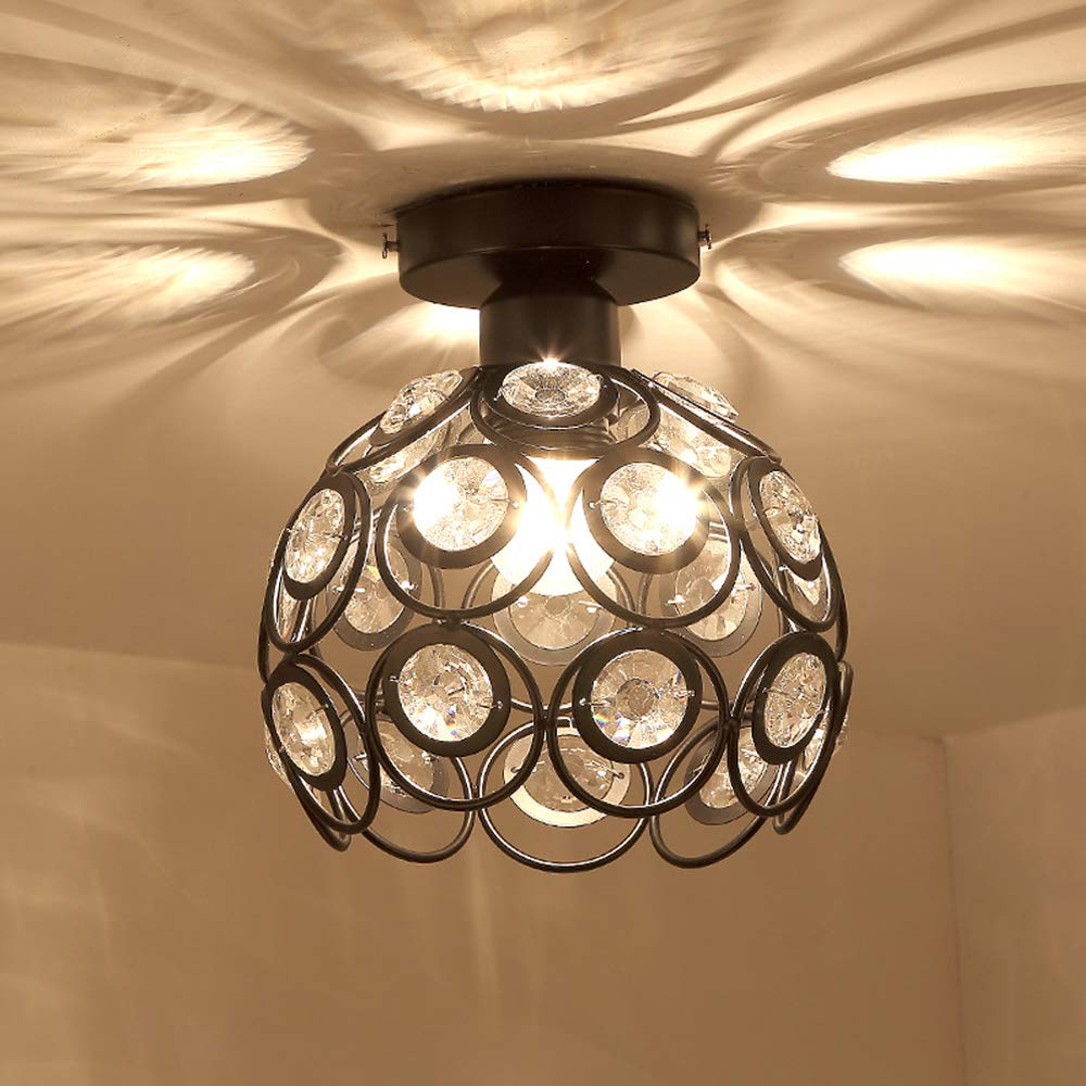 CrystalGlow - Luxurious Ceiling Lamp for Hallways