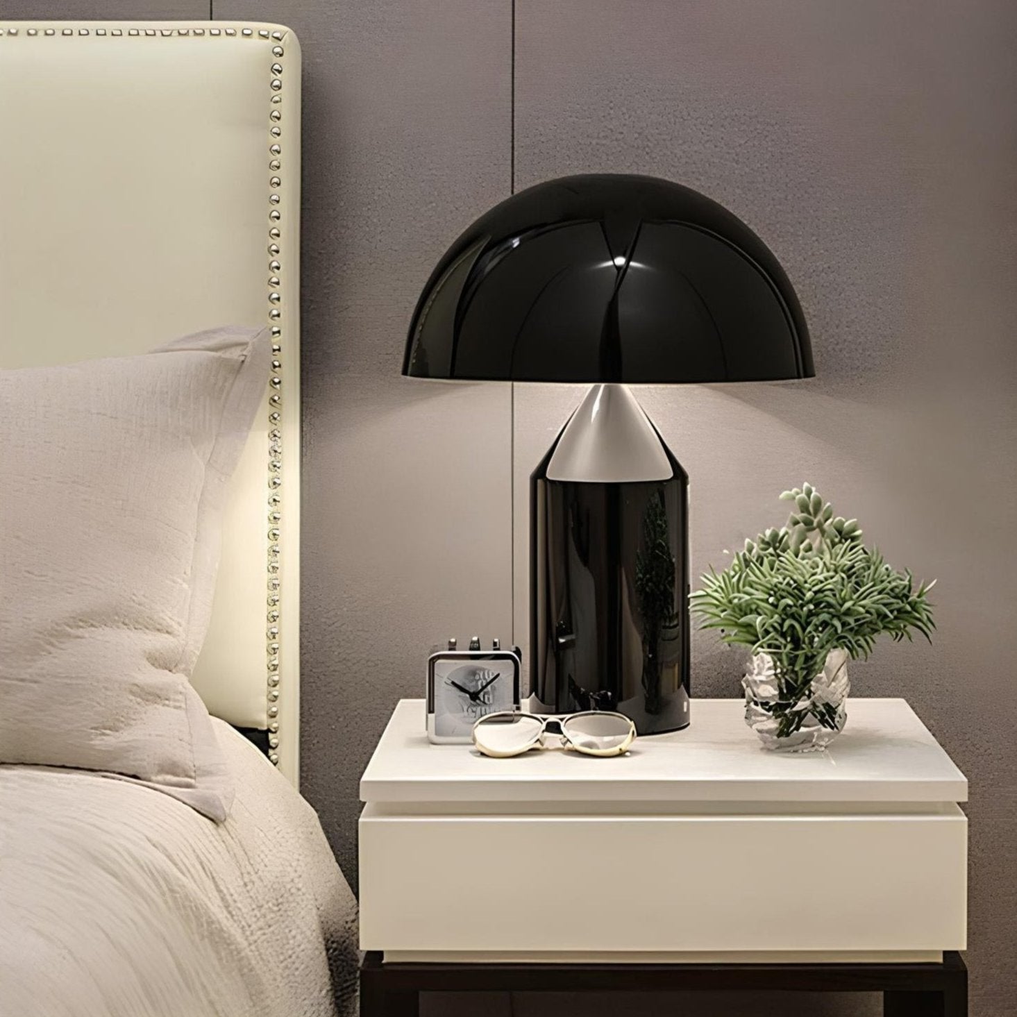 LED bordlampe moderne metal svampelys