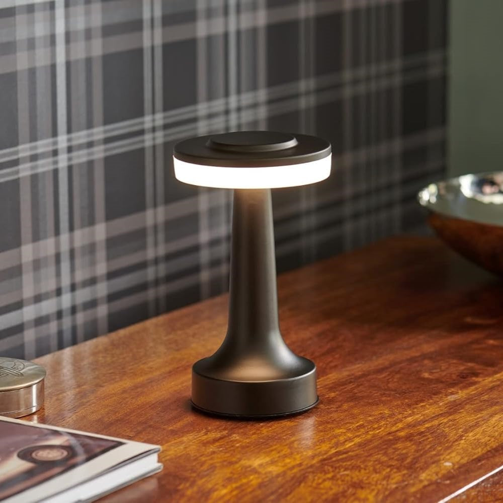 Bordlampe Metal LED Genopladelig Dæmpbar Lys