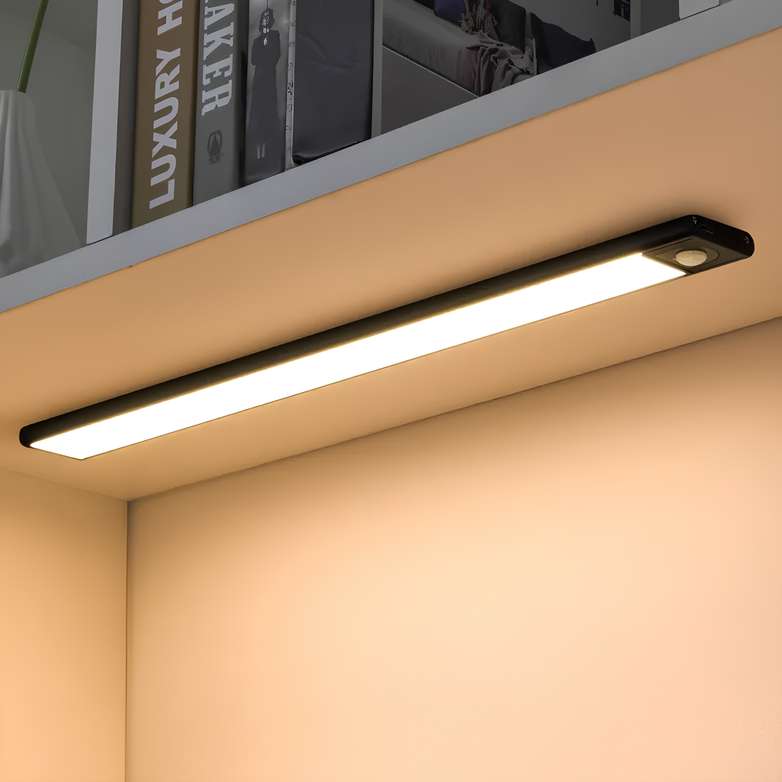 LED væglampe bevægelsessensor genopladelig stribe