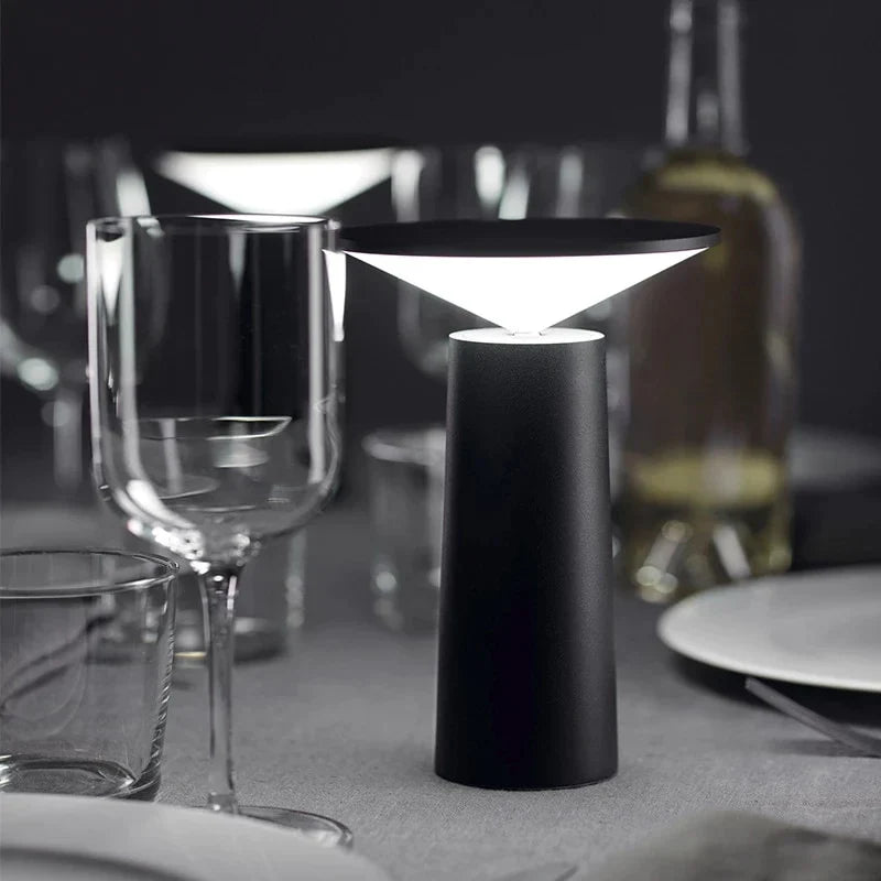 LED bordlampe justerbar genopladelig lys