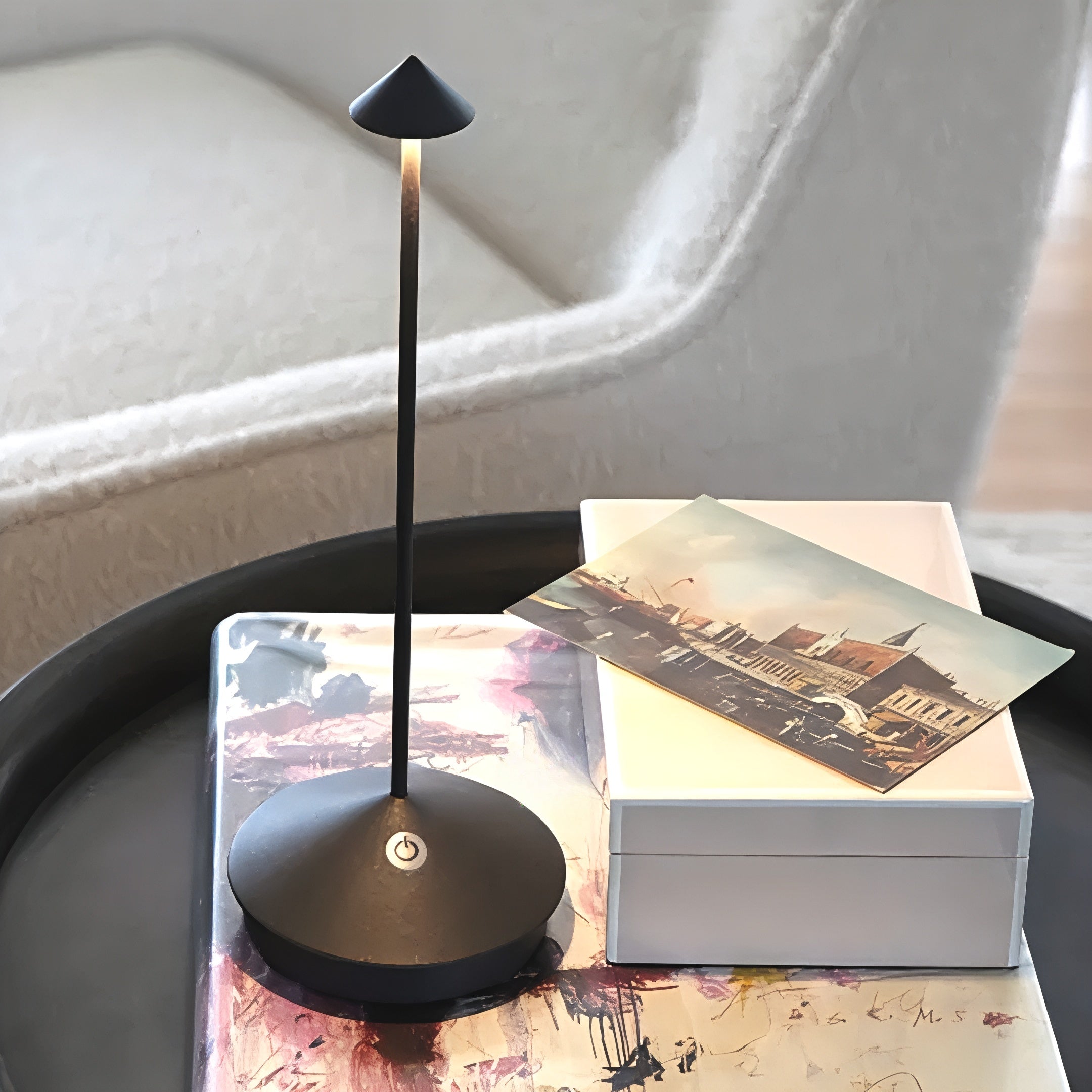 Bordlampe Trådløs LED Genopladelig Aluminium Lys