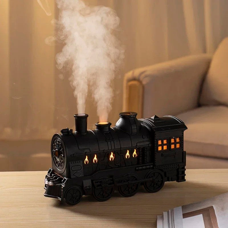 Aromaterapeutický difuzér Vintage Train zvlhčovač vzduchu