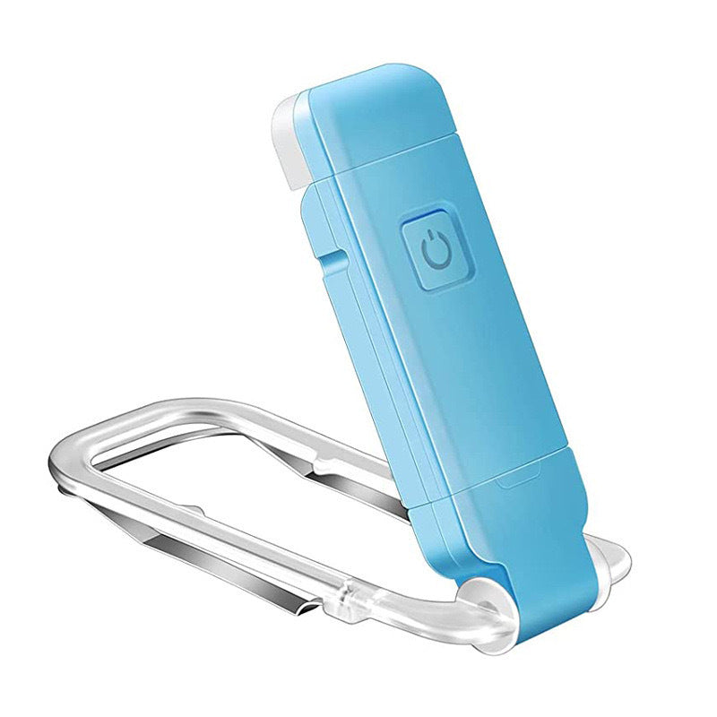 LED genopladeligt clip-on læselampe
