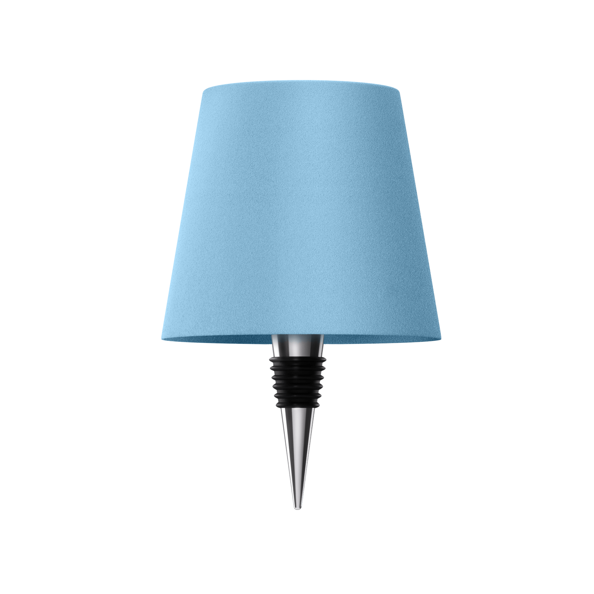 Bordlampe med base af genbrugt flaskeglas