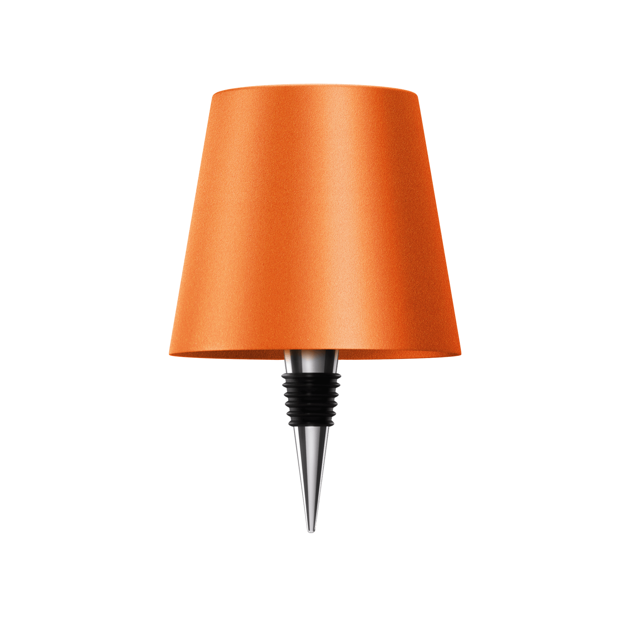 Bordlampe med base af genbrugt flaskeglas