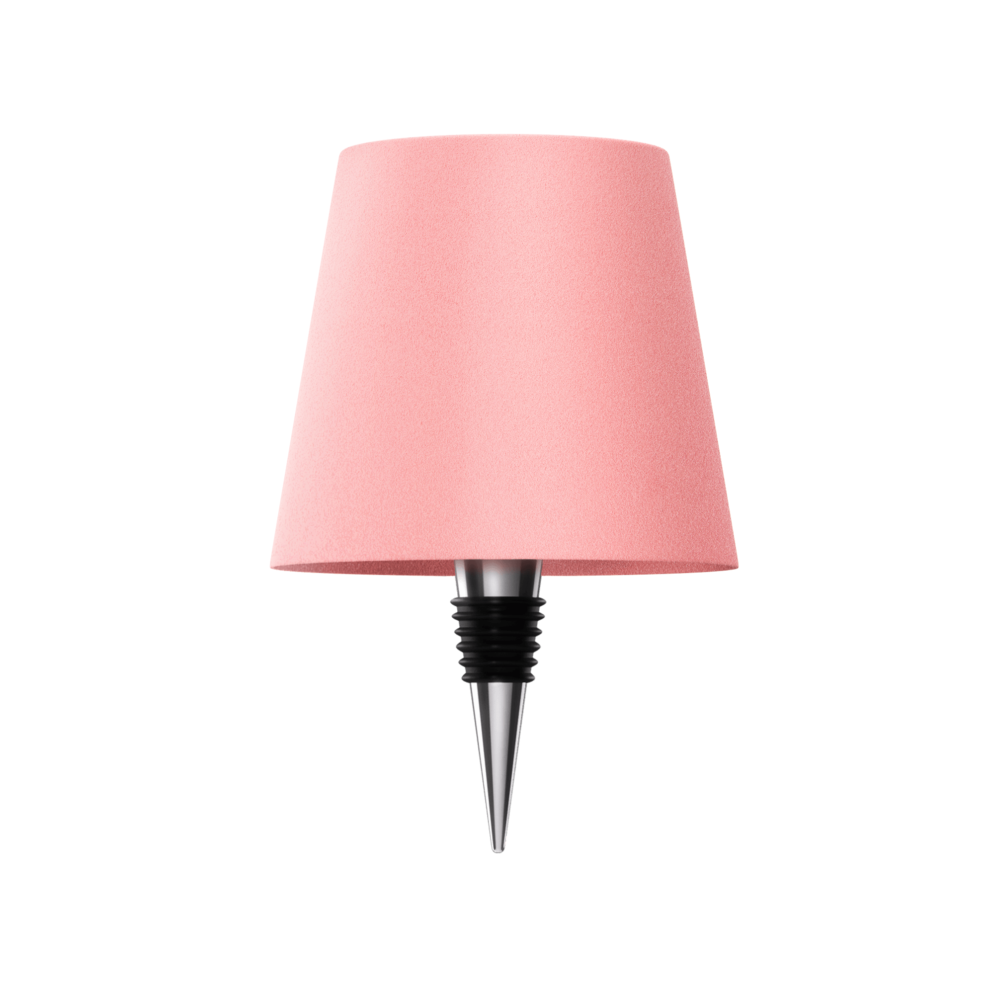 Bordlampe med base af genbrugt flaskeglas