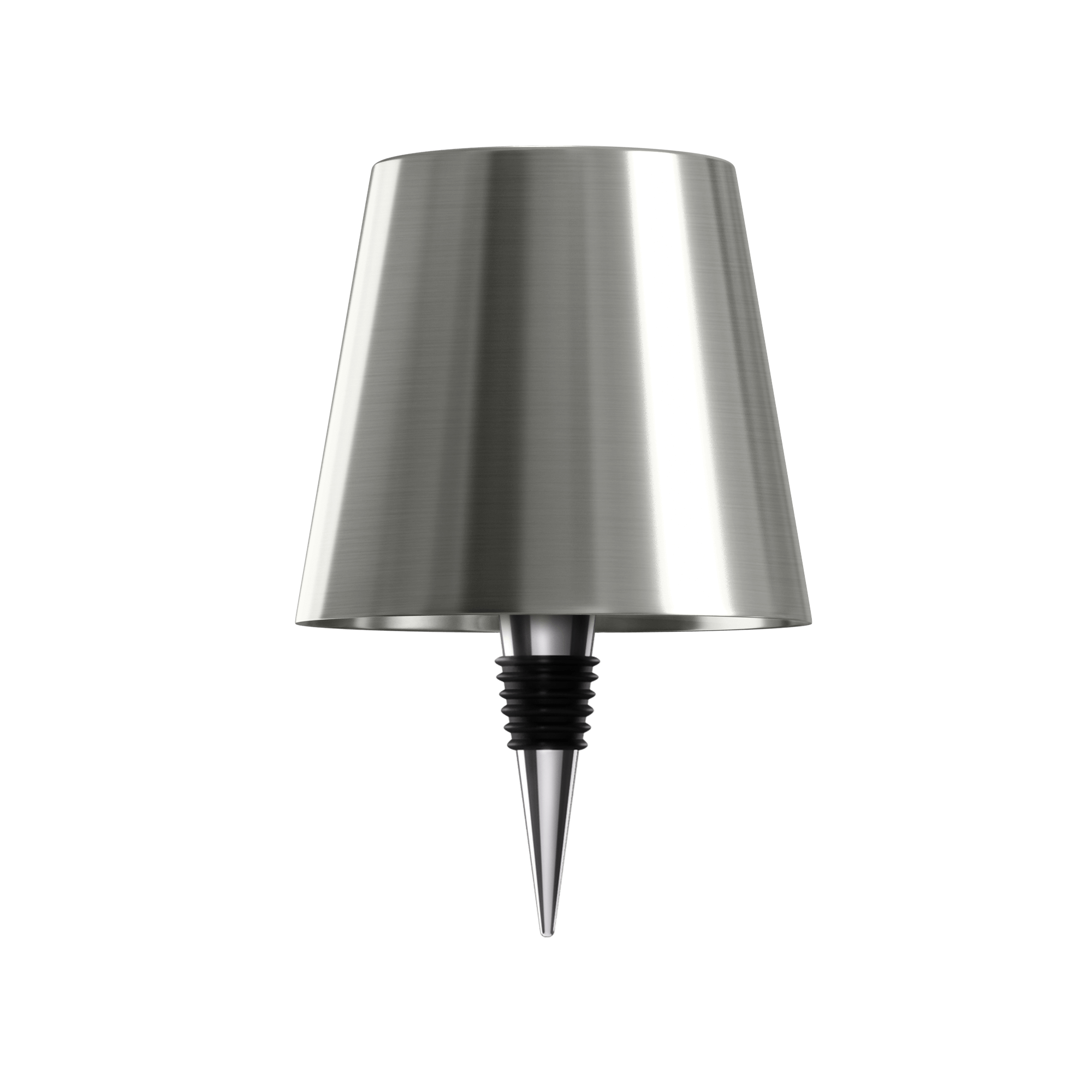 Bordlampe med base af genbrugt flaskeglas