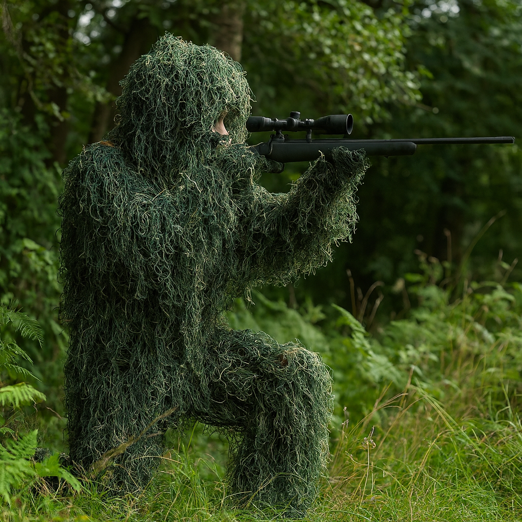 Men's Camouflage Tactical Ghillie Suit | Lightweight 3D Hunting Gear