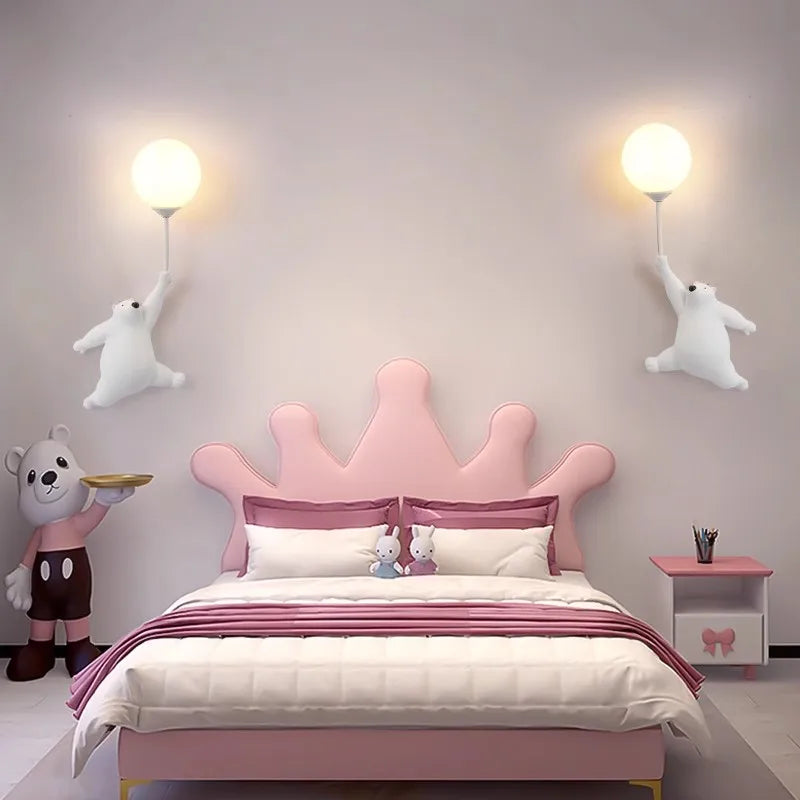 Luminous Dreamscape: Cartoon Wall Light for Children's Room – LED Night Lamp for Kids' Spaces