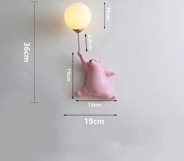 Luminous Dreamscape: Cartoon Wall Light for Children's Room – LED Night Lamp for Kids' Spaces