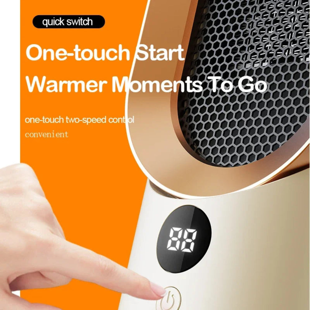 Ceramic Space Heater Electric Indoor Fast Heating Quiet Portable