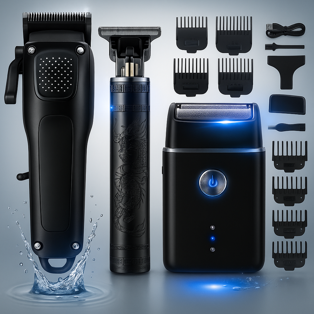 ヘアトリマーセット 充電式ひげグルーミングキット