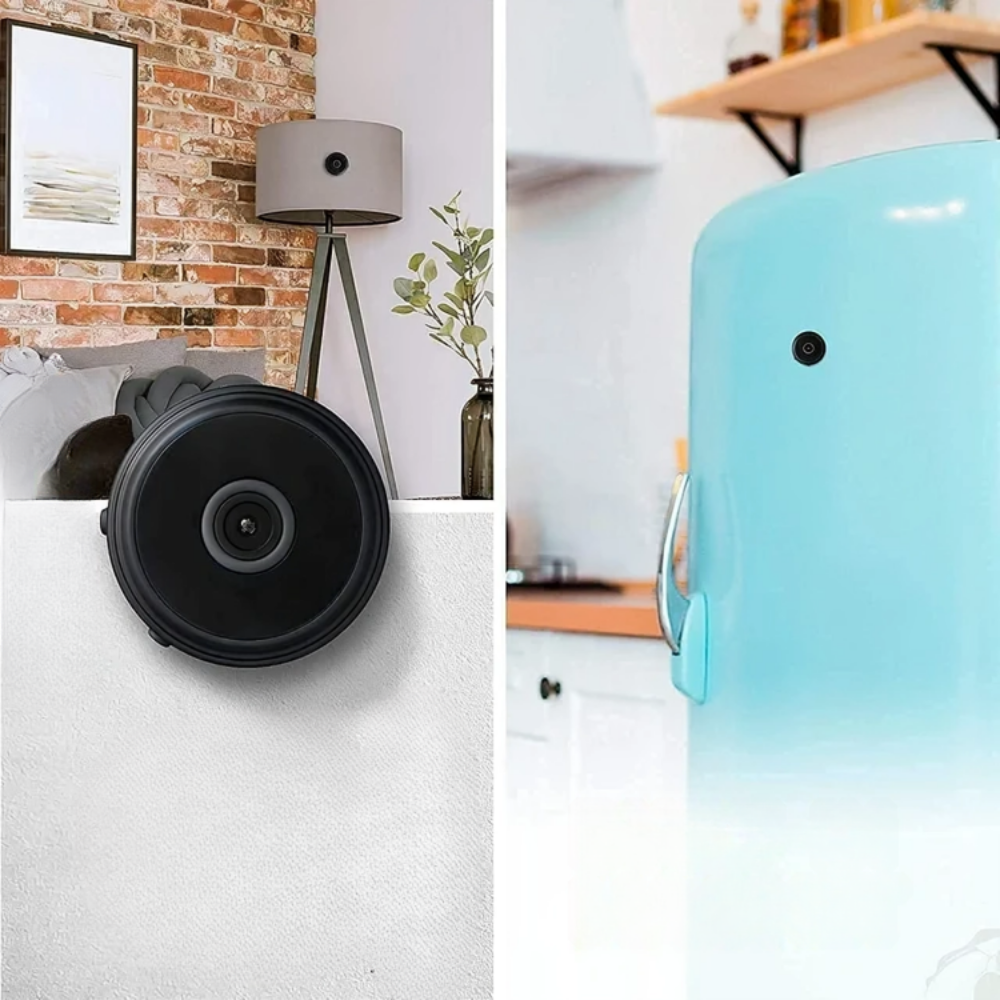 Trådløst Mini HD Sikkerhedskamera Indendørs Monitor