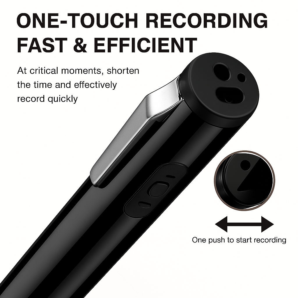 Spion stemmeoptager pen