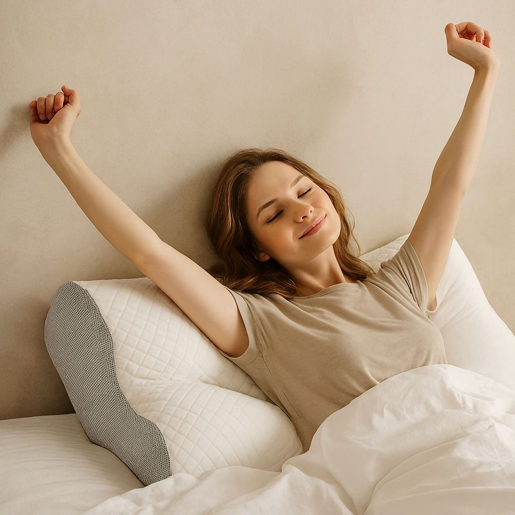 Orthopedic Memory Foam Pillow Neck Shoulder Support