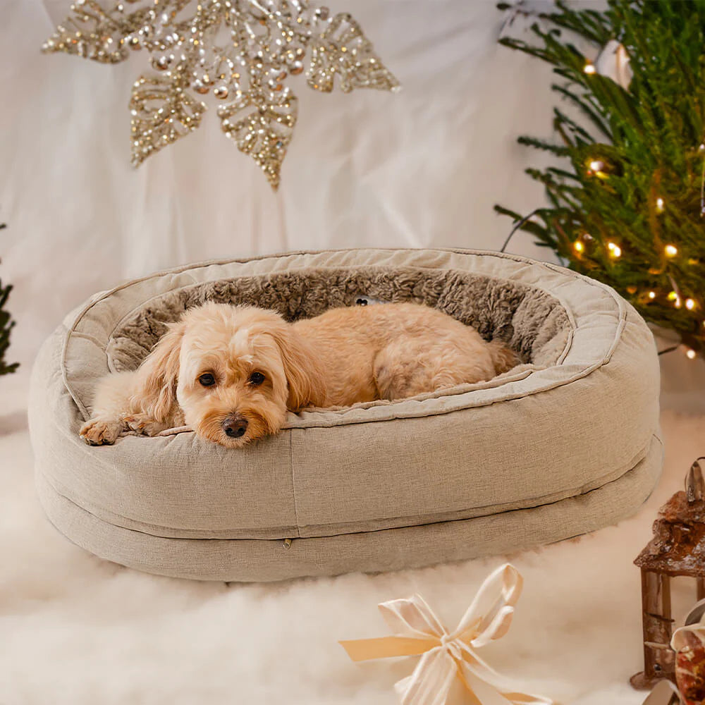 Waterproof Orthopedic Dog Bed with Soft Fleece