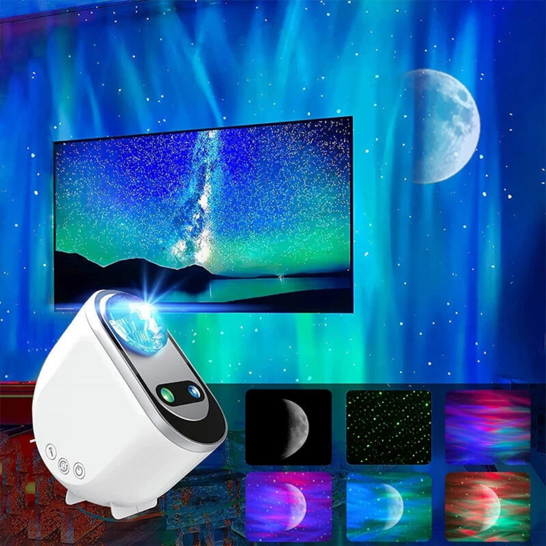 Galaxy projektorlys med fjernbetjening