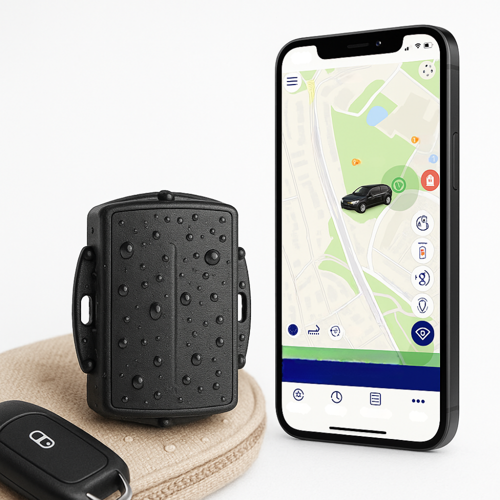 Vodotěsný přenosný GPS sledovač vozidla