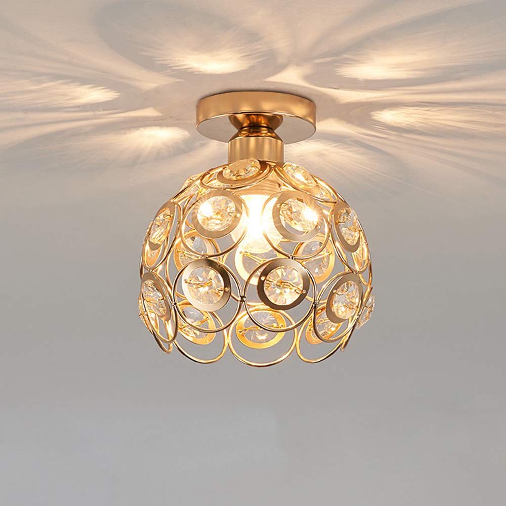 CrystalGlow - Luxurious Ceiling Lamp for Hallways