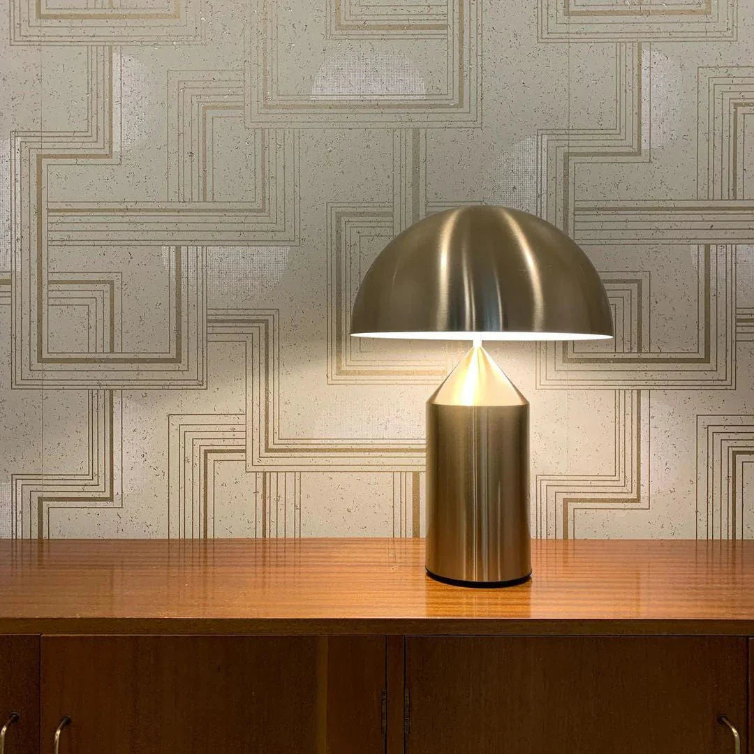 LED bordlampe moderne metal svampelys