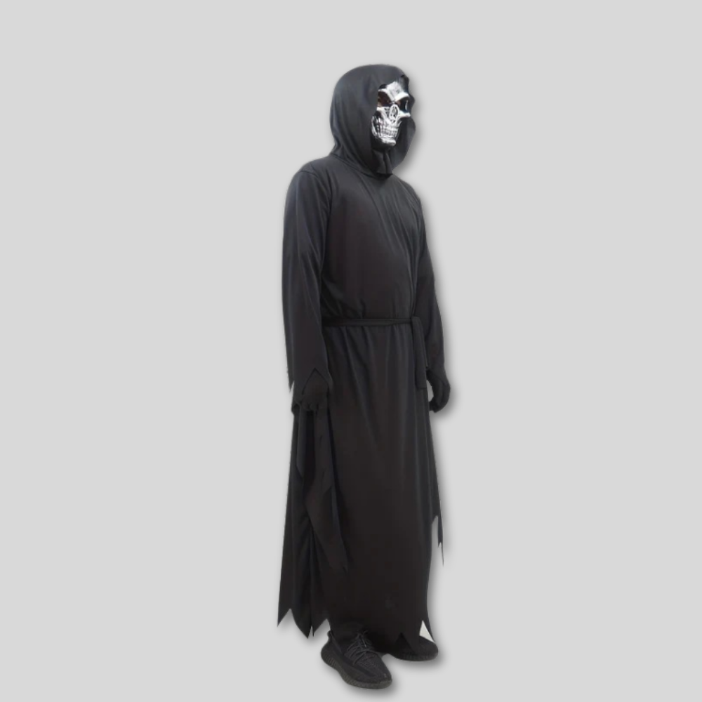 グリムリーパー ハロウィン コスチューム フード付きマスク ポリエステル 衣装