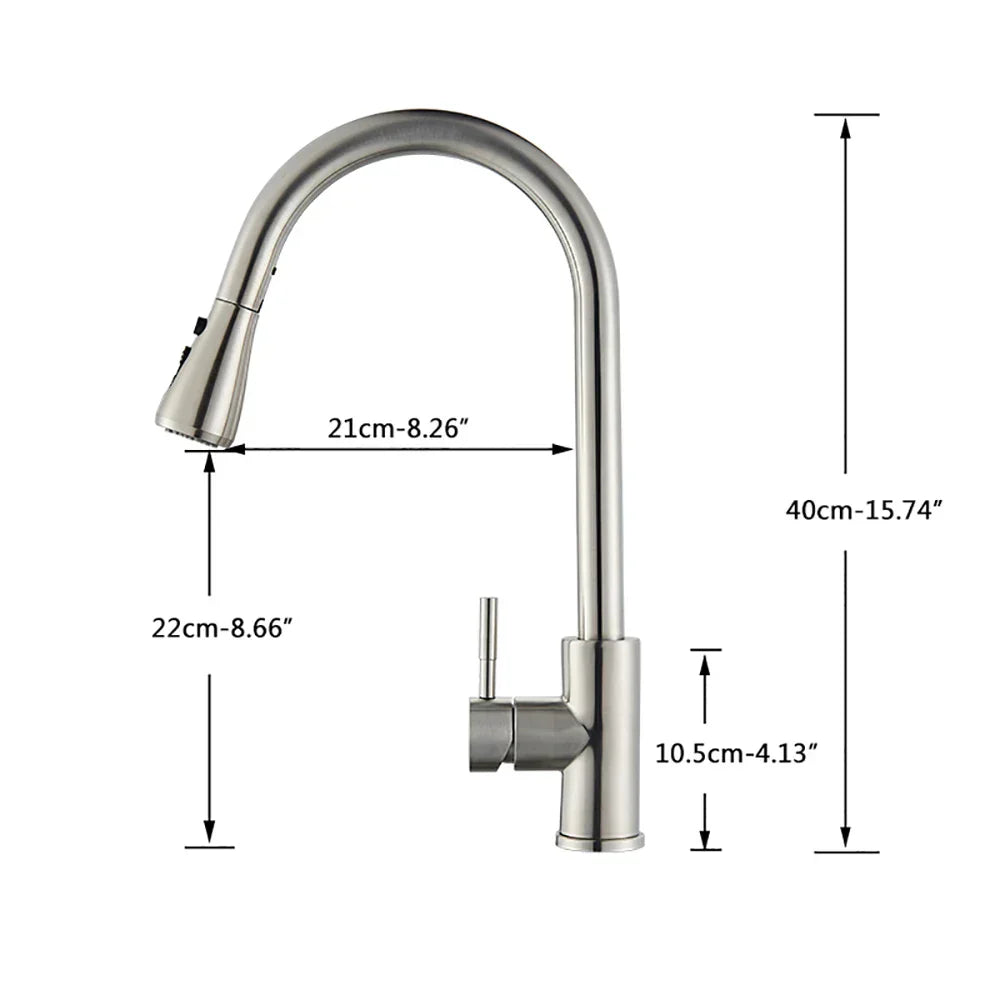 FlexiStream - Pull-Out Kitchen Faucet with Flexible Spray