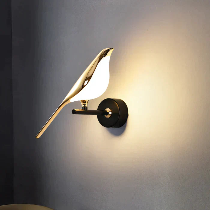 Luminous Nest Wall Lamp - Elegant Gold Minimalist Light for Stylish Decorative Illumination