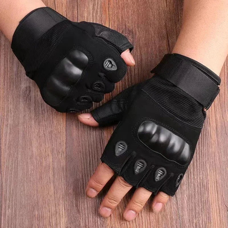 Men's Tactical Fingerless Gloves | Durable Hunting Gear