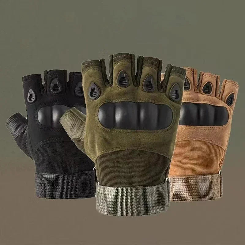 Men's Tactical Fingerless Gloves | Durable Hunting Gear