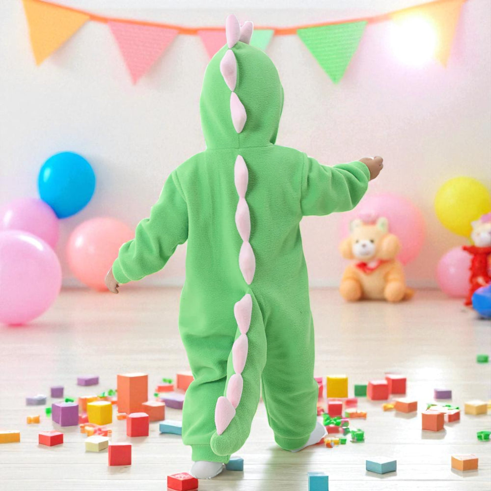 Halloween Baby Dinosaur Costume Hooded Plush Outfit