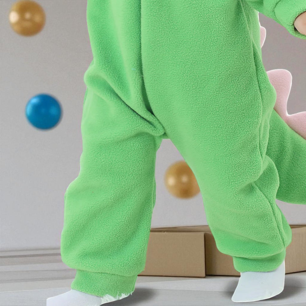 Halloween Baby Dinosaur Costume Hooded Plush Outfit