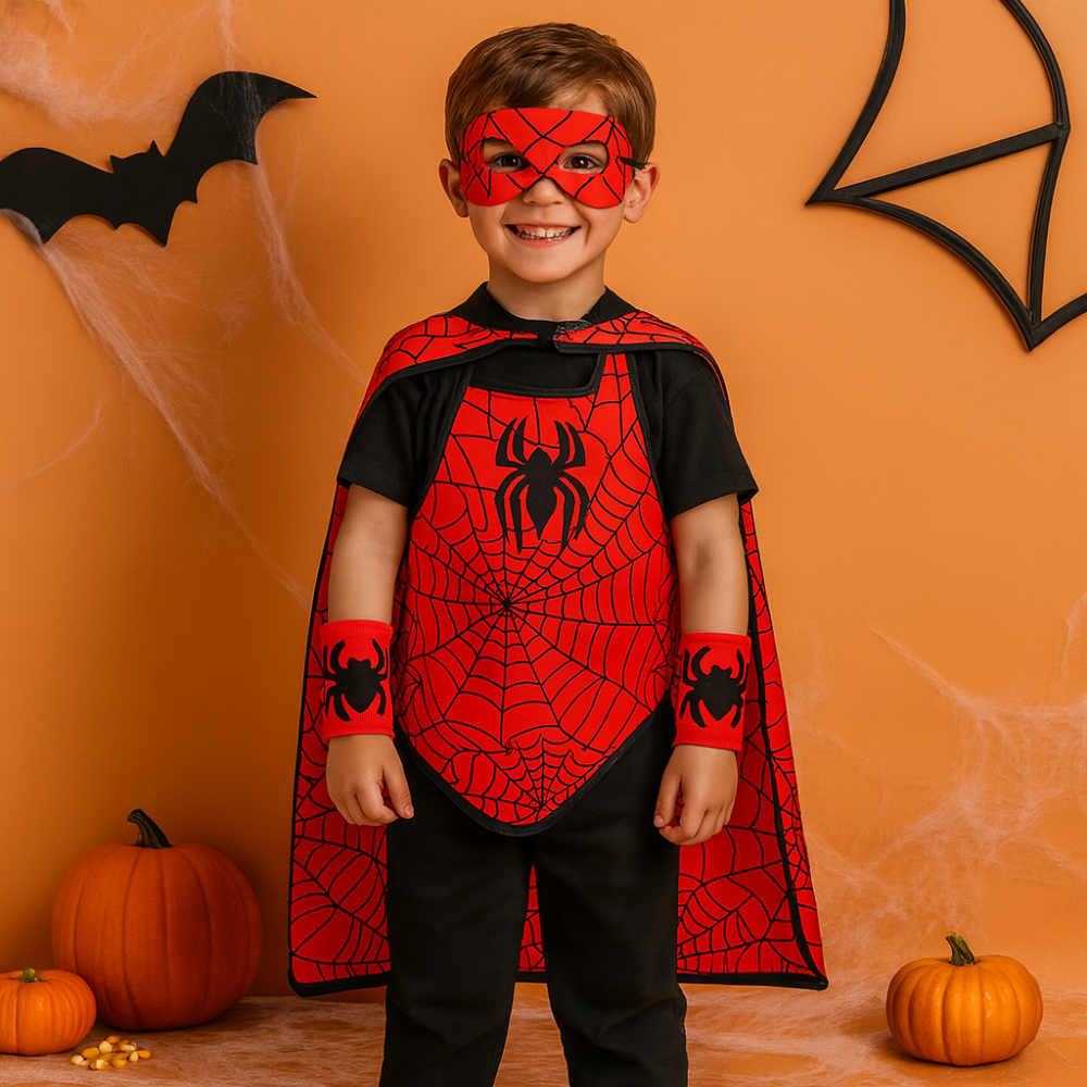 ハロウィン衣装 子供用スーパーヒーローケープセット