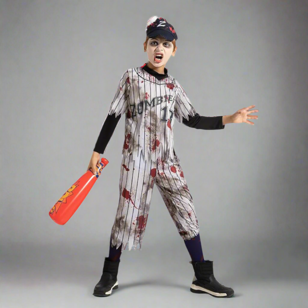 ハロウィン コスチューム キッズ ゾンビ ベースボール 衣装