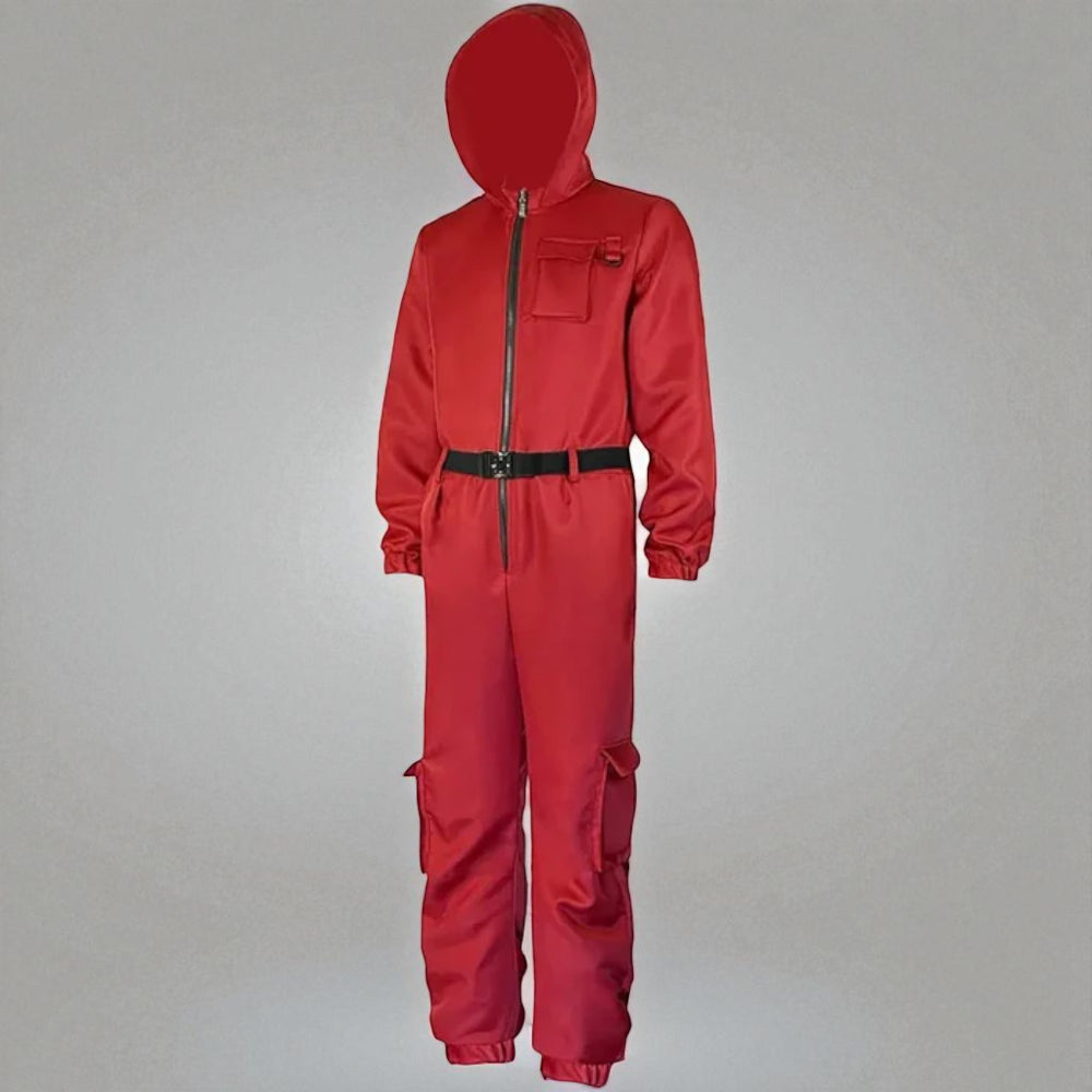 Halloweenová hra Ochranná maska Kombinéza Kostým sada