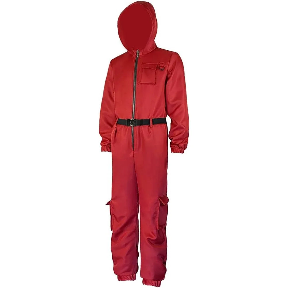 Disfraz de mono con máscara de guardia para juego de Halloween