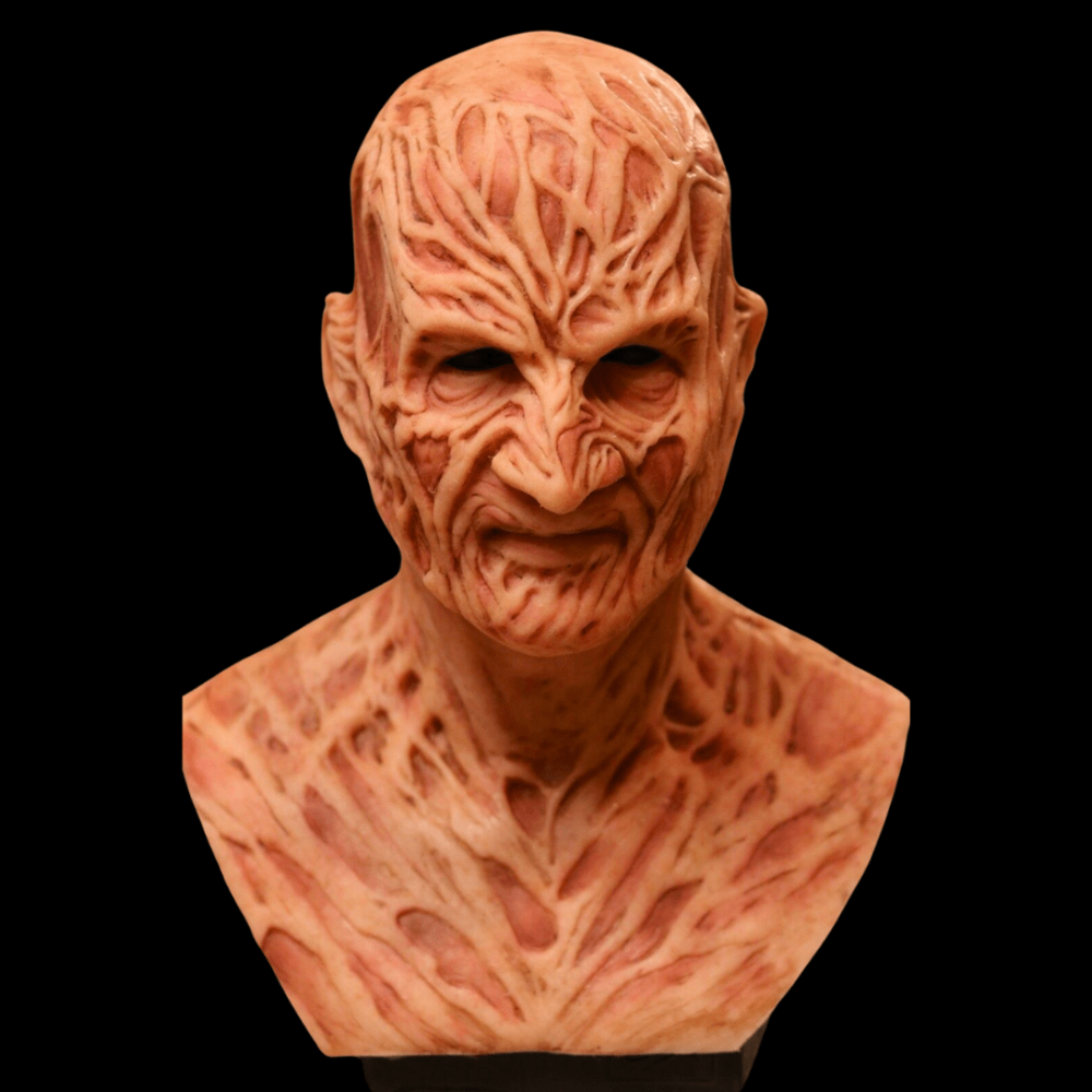 Halloween Horror Mask Realistic Full Head Freddy Krueger Design