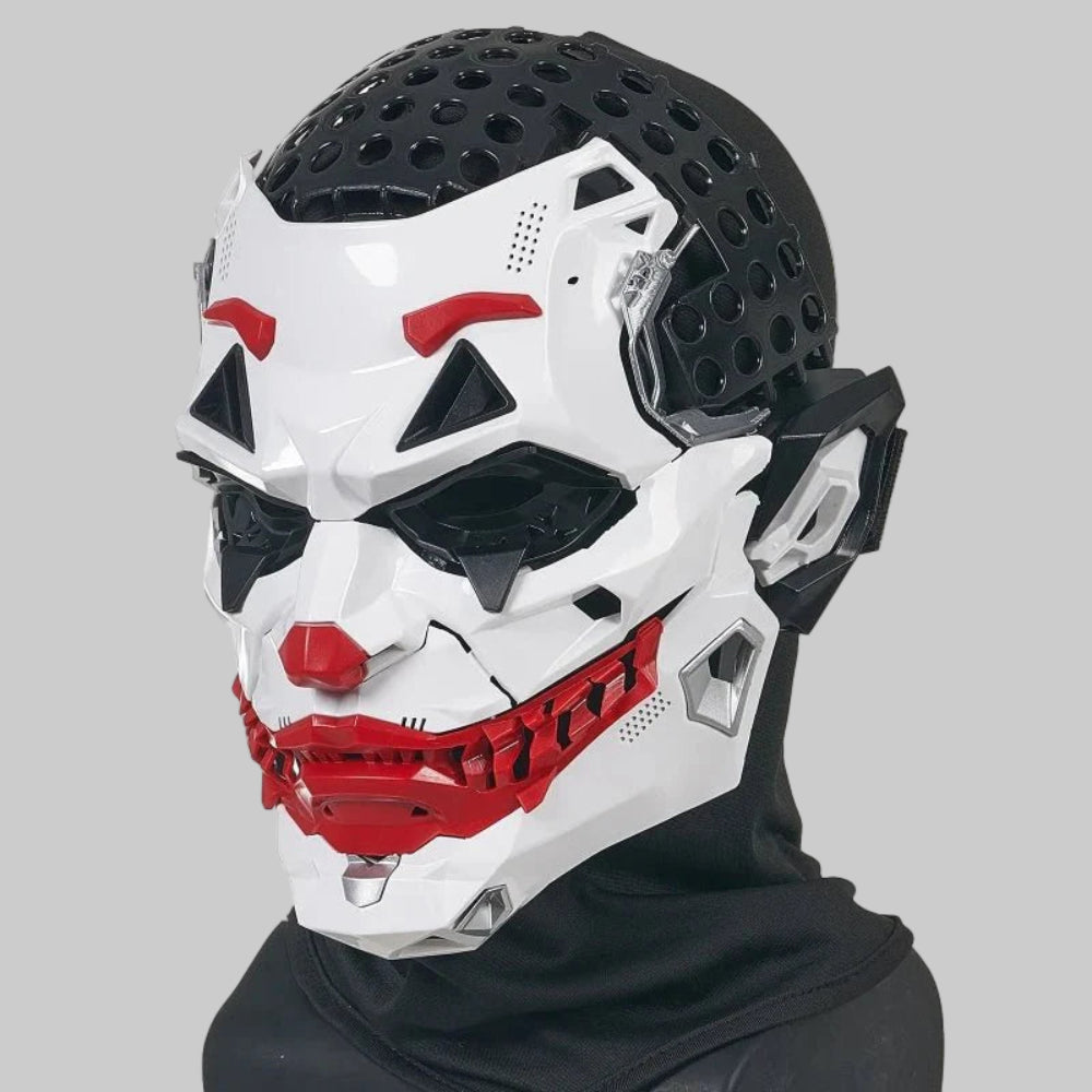 Halloween Joker Mask Cyberpunk Clown Resin Cosplay Design