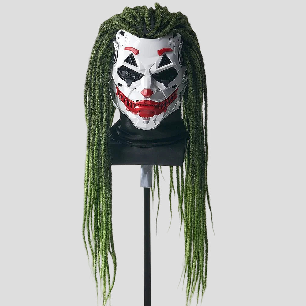 Halloween Joker Mask Cyberpunk Clown Resin Cosplay Design