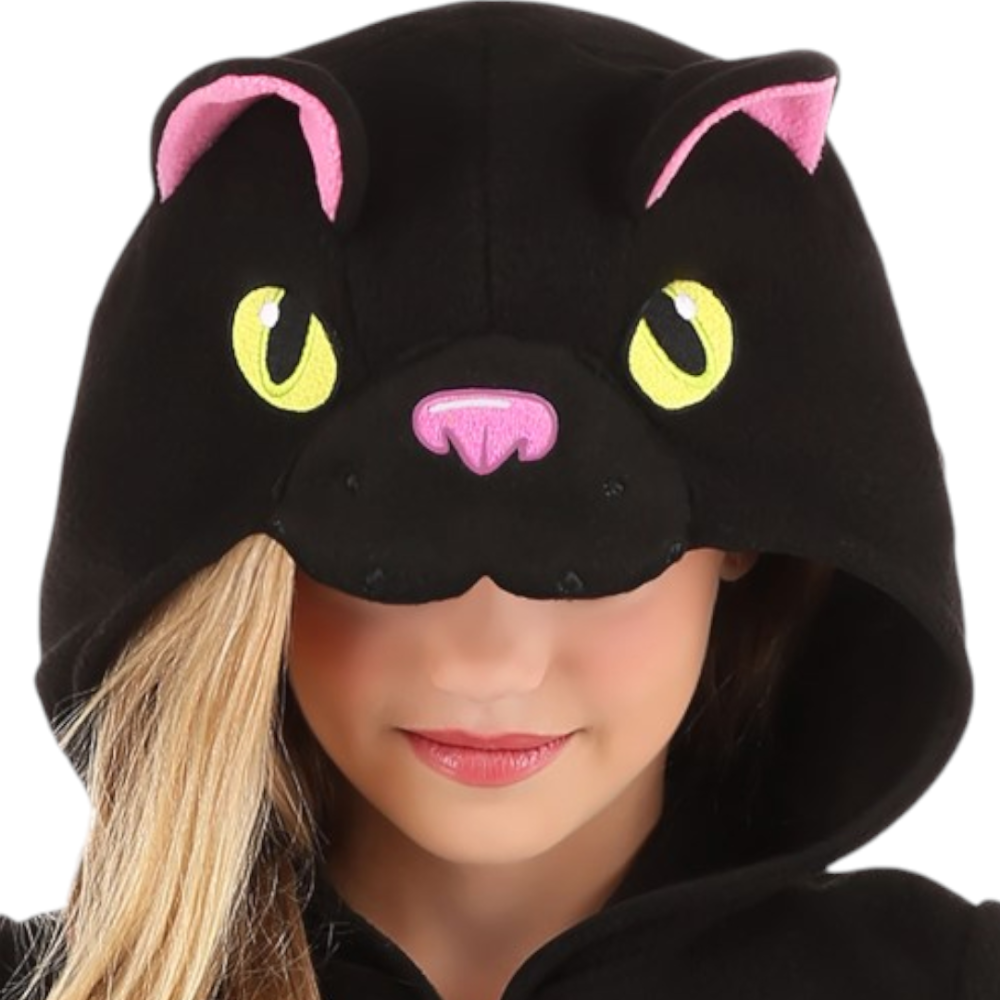 ハロウィン キッズ 猫 コスチューム ワンジー